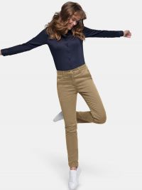 Damen Chinohose Khaki